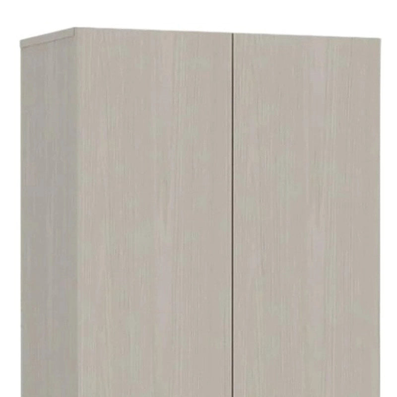 71" světle šedá dřevěná spíž nebo úložná skříň – 23,6Š x 70,8V x 11,8H