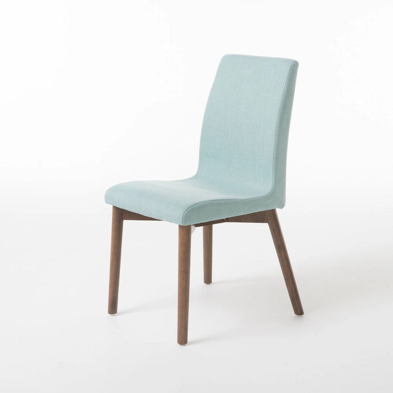 Jídelní židle Mid-Century s látkovým potahem (sada 2 ks)