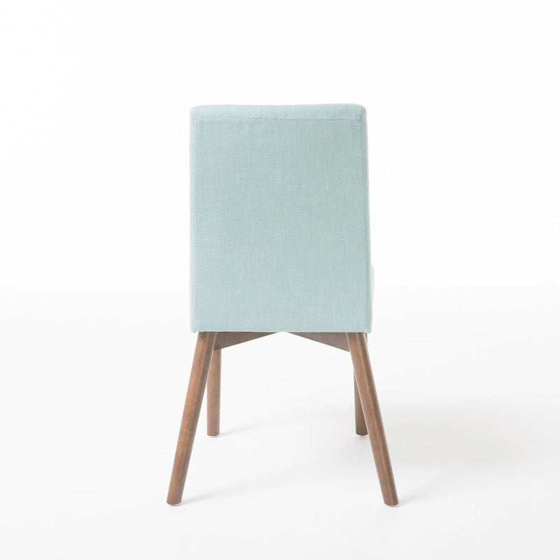 Jídelní židle Mid-Century s látkovým potahem (sada 2 ks)