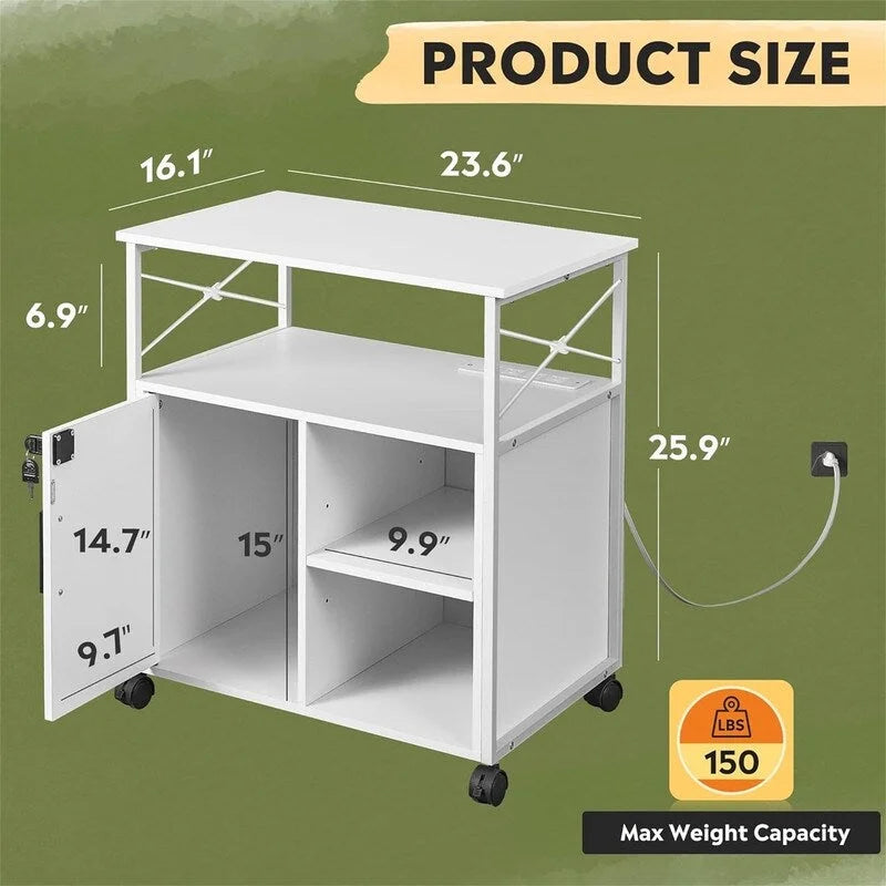 Kartotéka s nabíjecí stanicí – 16,06D x 23,62Š x 25,91V
